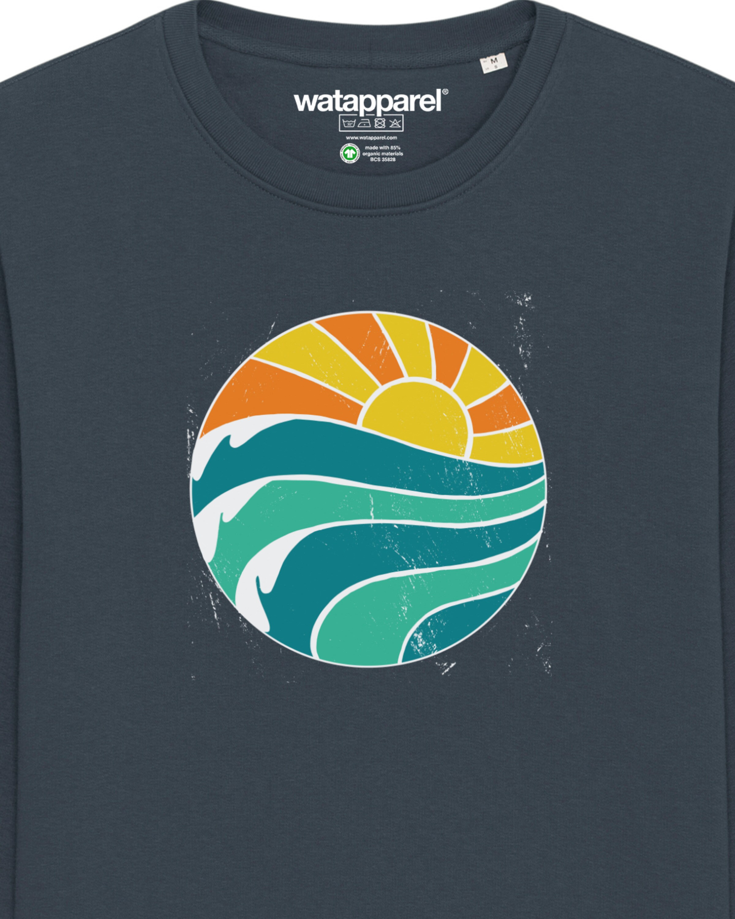 Watapparel Sweatshirt ' Summer Sun ' in Grijs