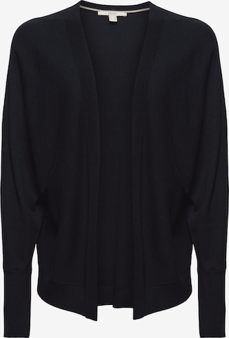 ESPRIT Knit Cardigan in Black: front