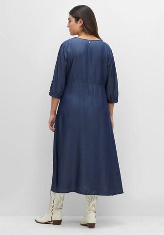 SHEEGO Shirt Dress in Blue