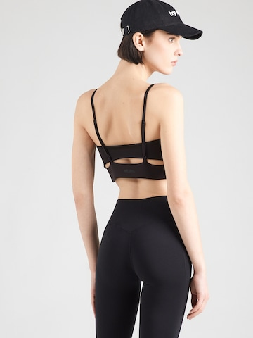 HRMN8 Õlapaelteta topp Spordirinnahoidja 'FORM', värv must