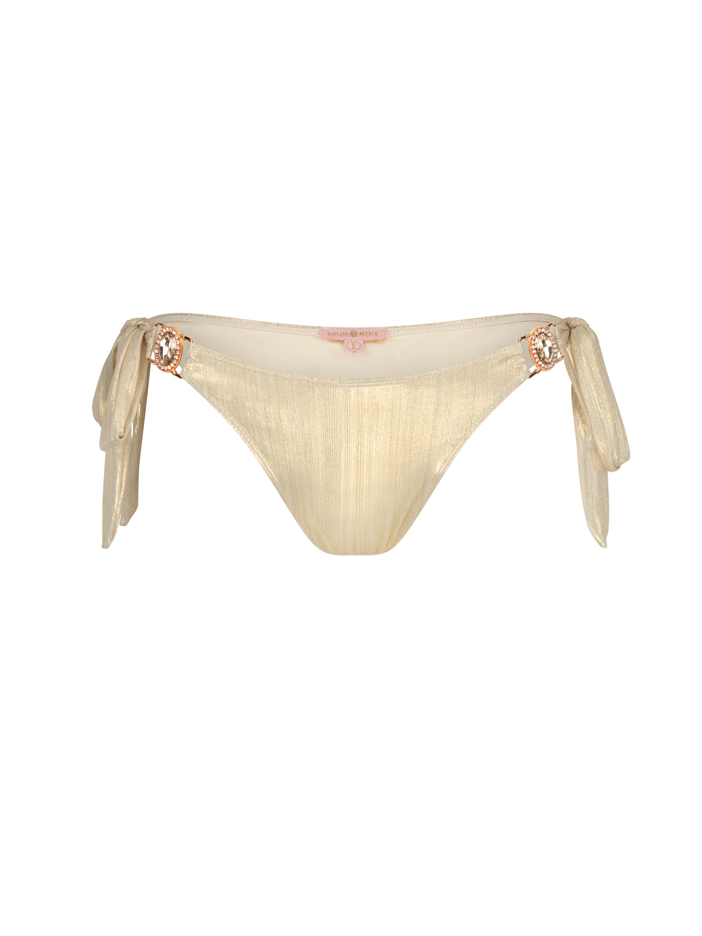 Moda Minx Bikinihose in Beige: Vorderseite