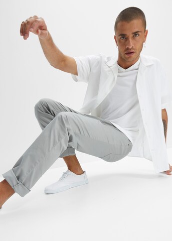 bonprix Regular Pants in Grey