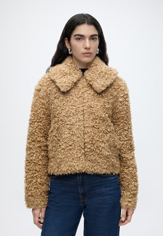 Veste mi-saison Calvin Klein Jeans en marron : devant