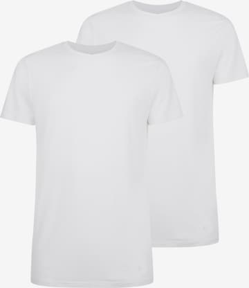 T-Shirt 'Ruben' Bamboo basics en blanc : devant