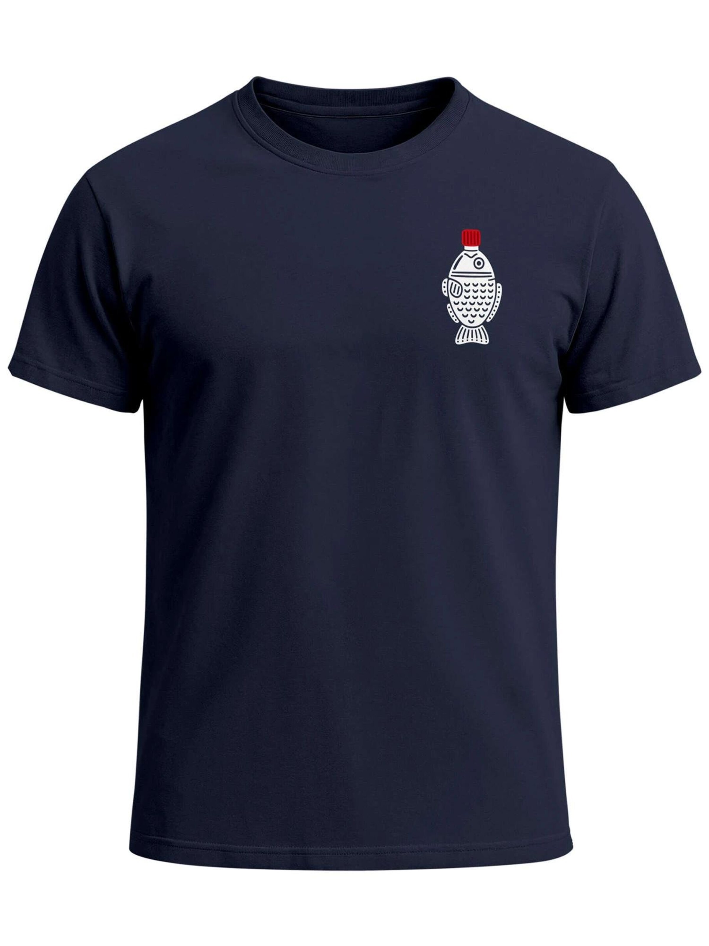 Neverless Shirt 'Soy Sauce' in Blue
