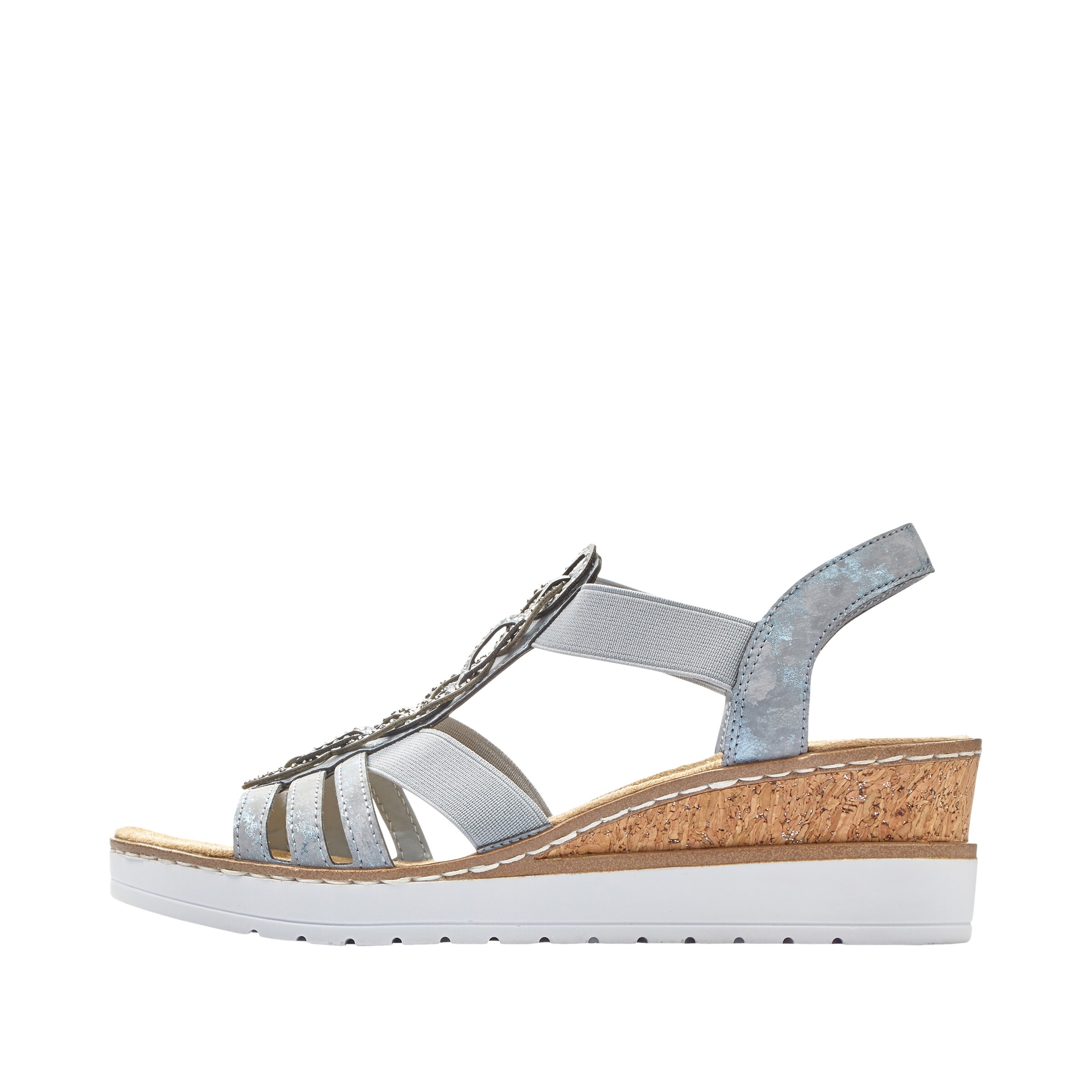 Sandales à lanières Rieker en bleu