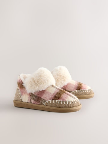Next Домашни пантофи в розово