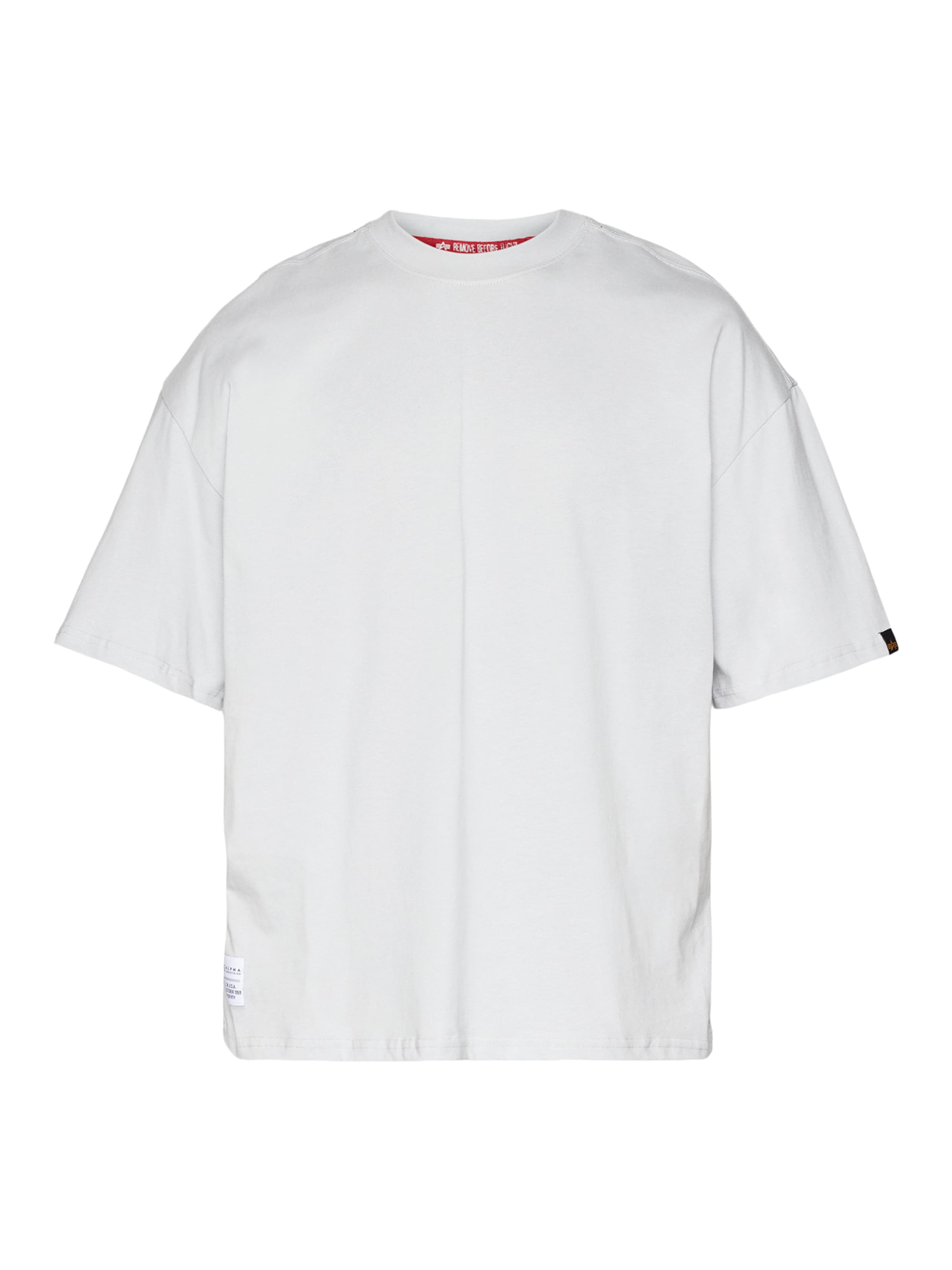 ALPHA INDUSTRIES Koszulka w kolorze szary: przód