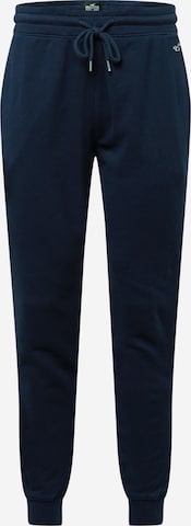 Effilé Pantalon HOLLISTER en bleu : devant