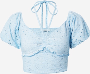 GUESS Blouse 'AINI' in Blauw: voorkant