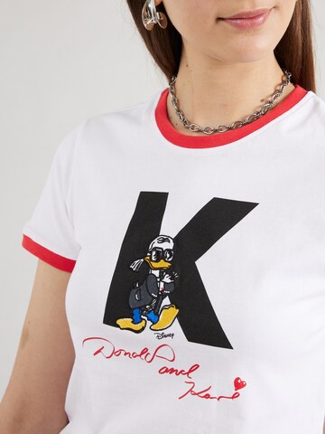 Karl Lagerfeld Футболка 'Disney x KL' в Белый