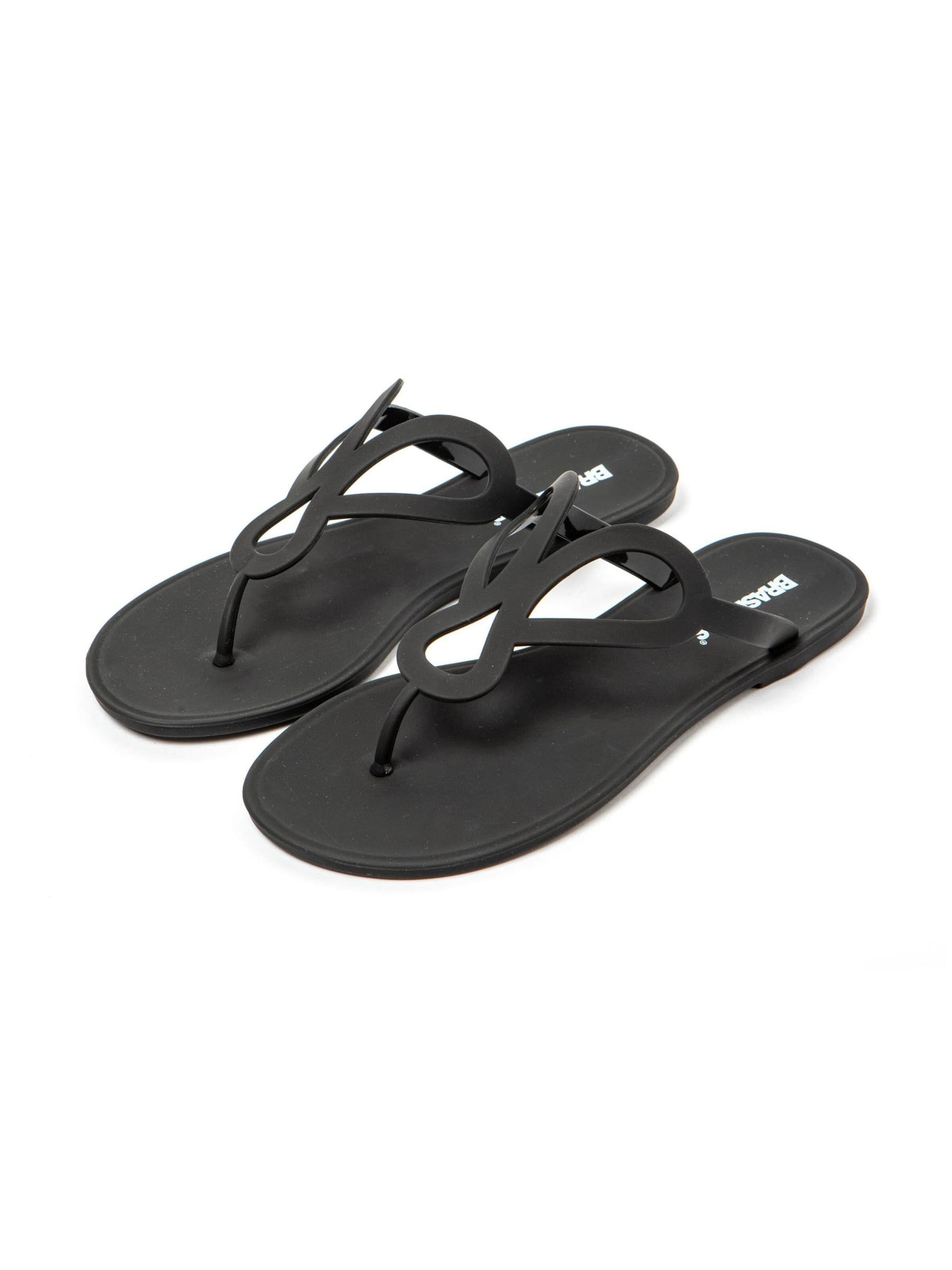 Brasileras - Zapatos para playa y agua 'Petra' en negro