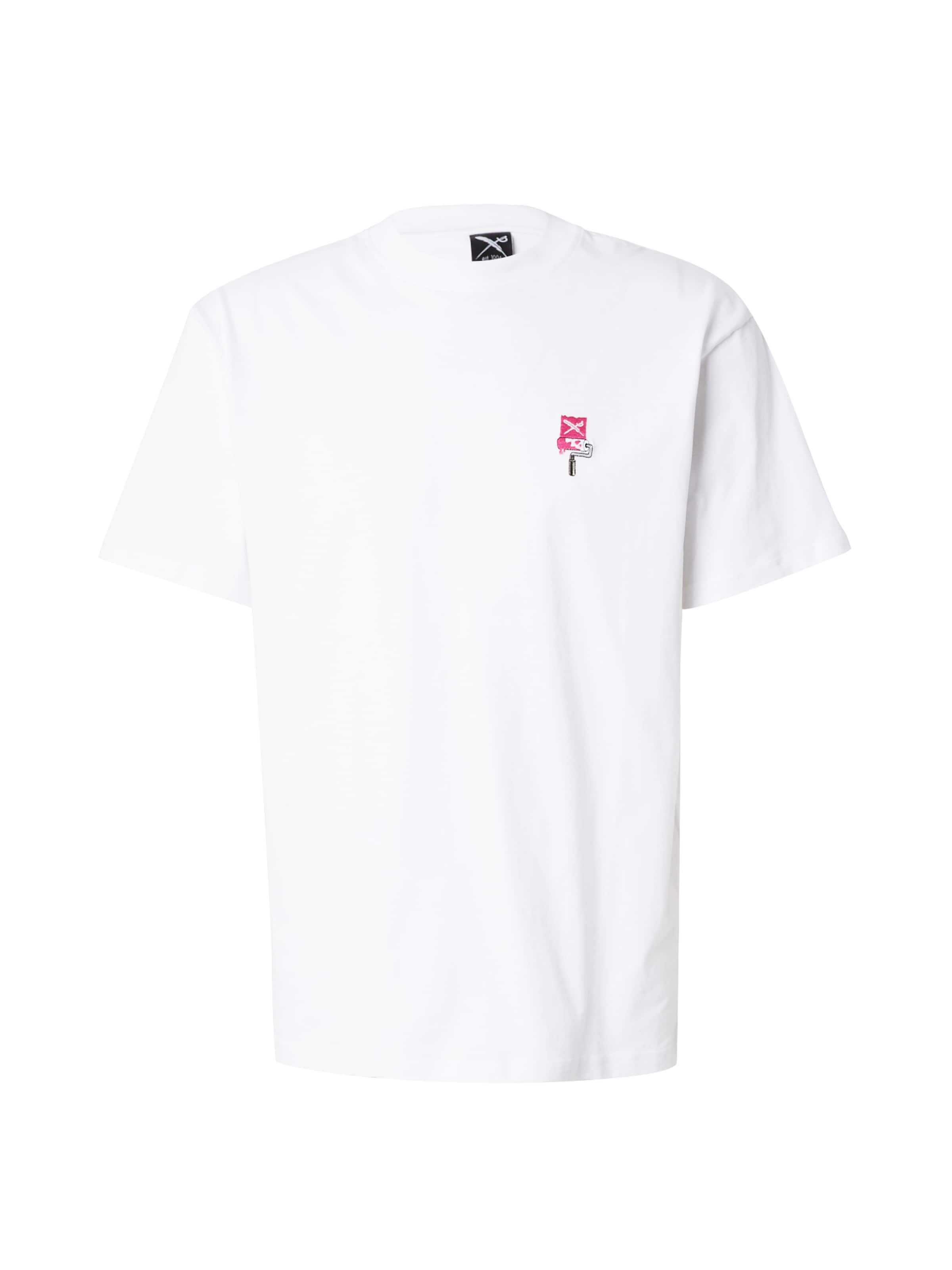 T-Shirt Iriedaily en blanc : devant