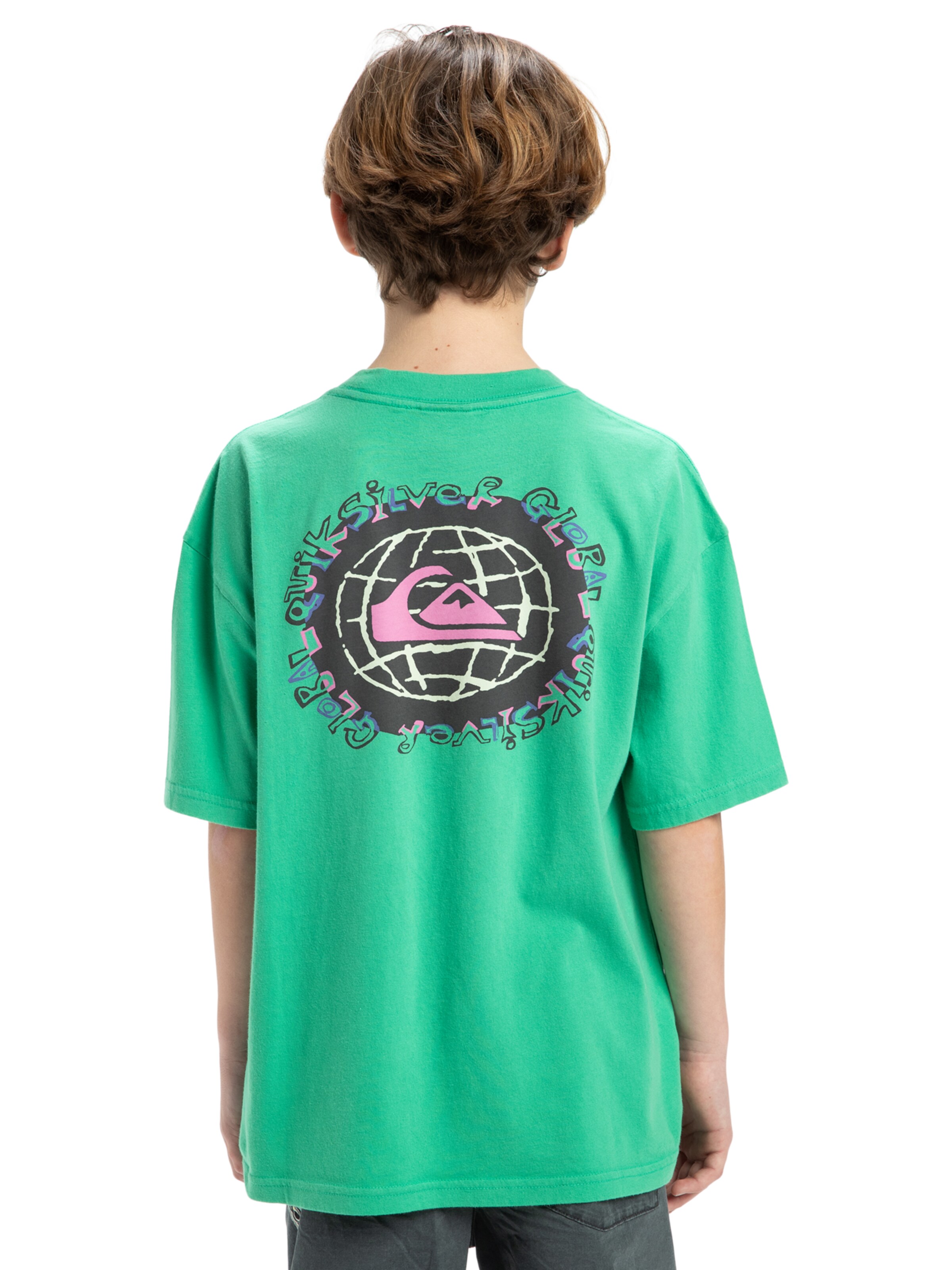 T-Shirt 'Global Heat' QUIKSILVER en vert