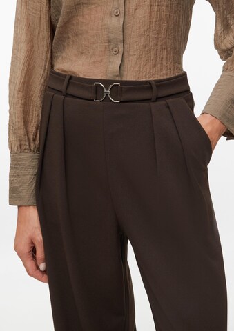 Wide Leg Pantalon à pince s.Oliver en marron