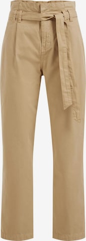 WE Fashion Chino Pants in Beige: front