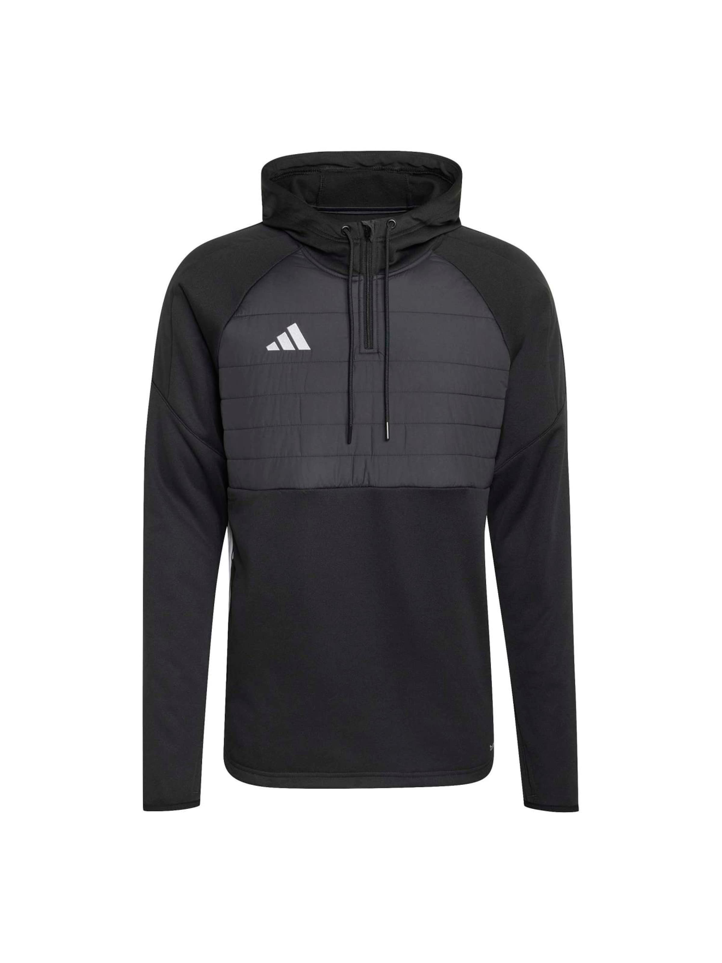 Veste de sport 'TIRO' ADIDAS PERFORMANCE en noir : devant