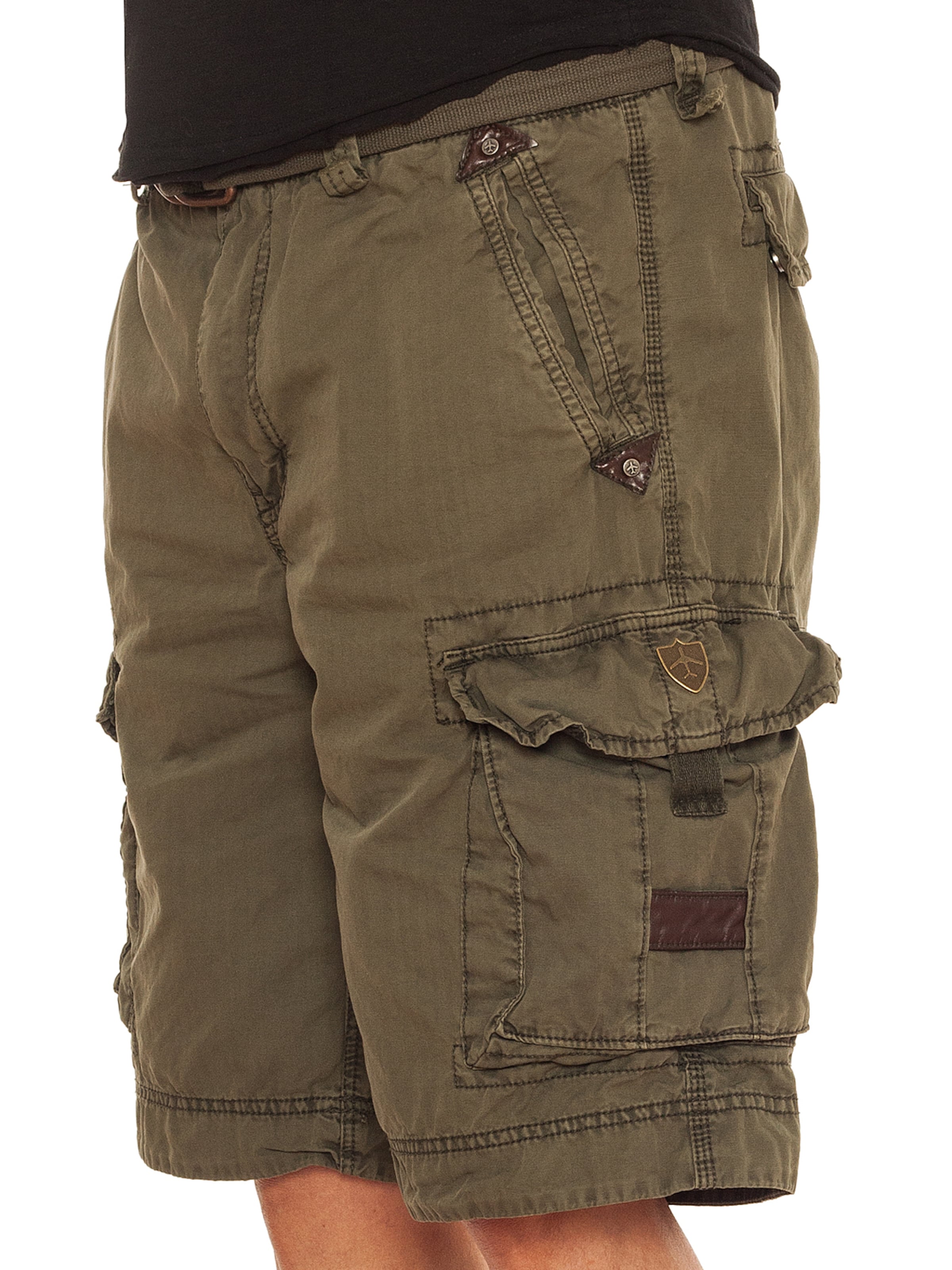 JET LAG Regular Cargo Pants 'Take Off 7' in Green