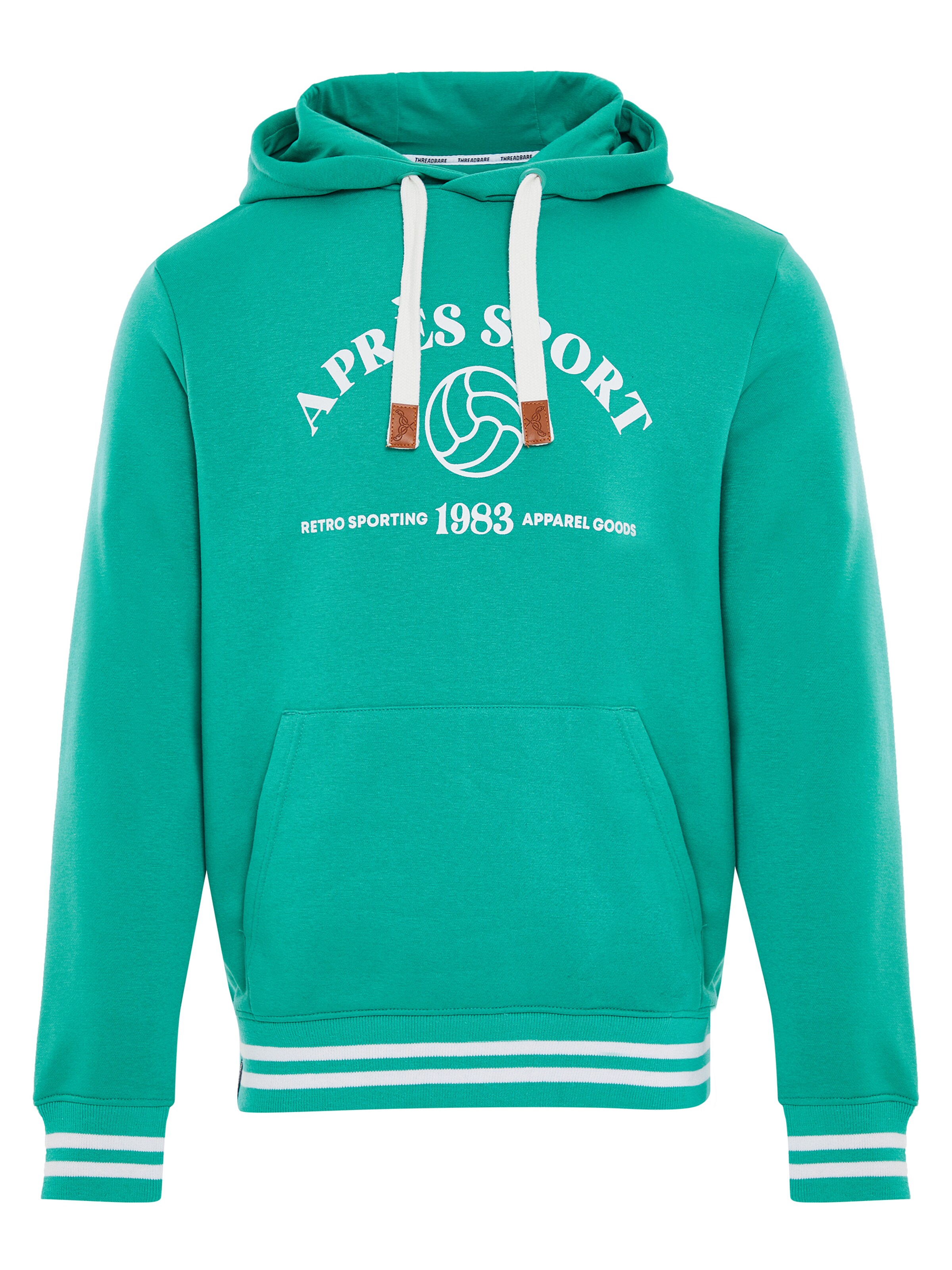 Threadbare Sweatshirt 'Ewan' in Blauw: voorkant