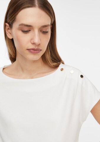 COMMA T-Shirt in Weiß