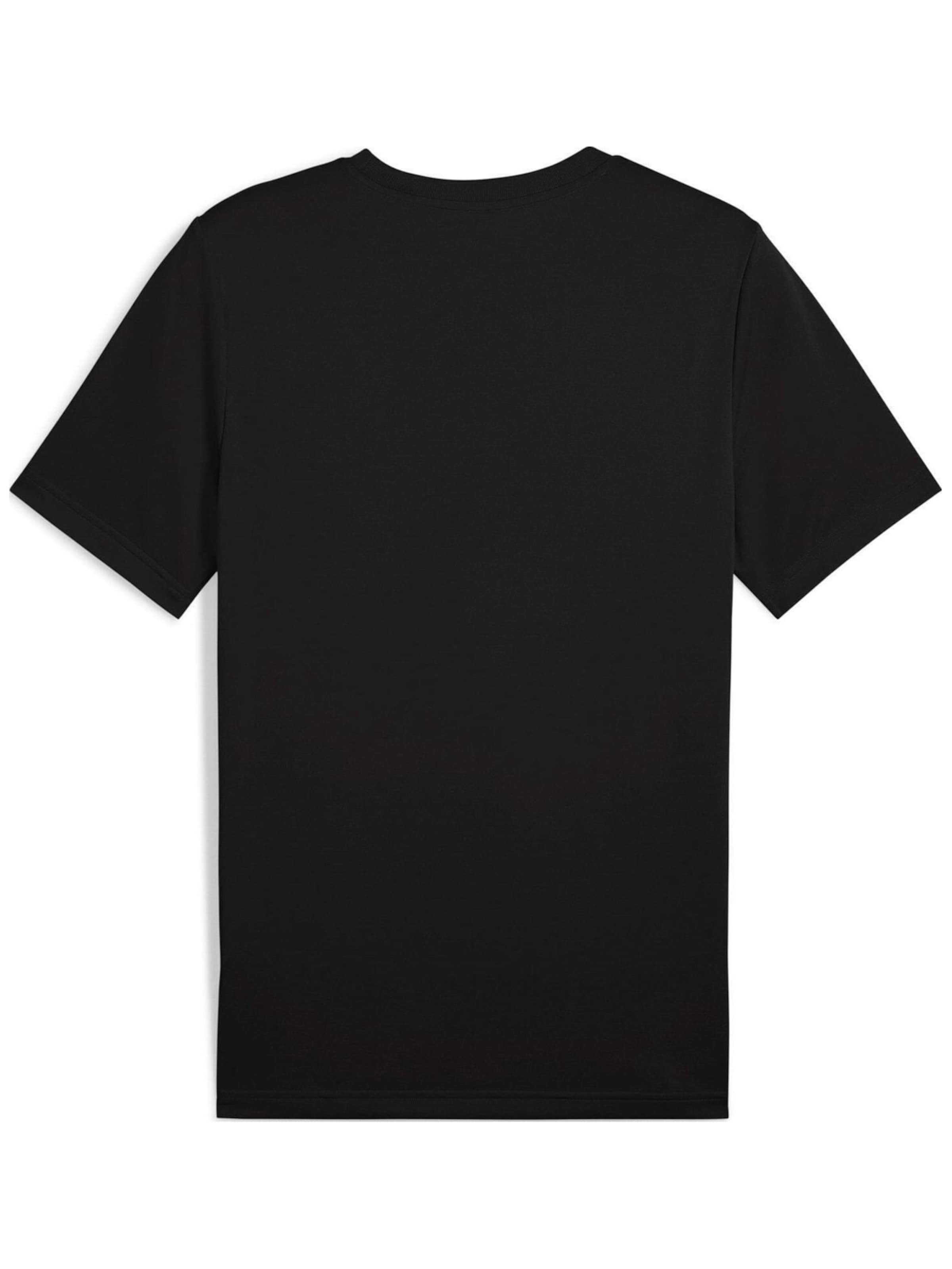 PUMA Shirt 'Puma Ess Small Logo Poly Tee'‌‌‌‌‌‌‌‌‌‌ in Schwarz