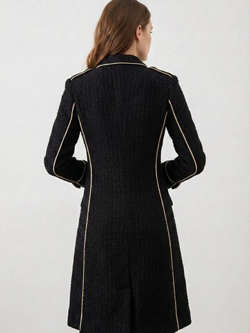Palton de iarnă 'Double Breasted Military Coat With Contrast Buttons' de la AVENUE N°29 pe negru