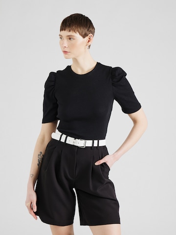 PIECES Shirt 'JANNA' in Zwart: voorkant