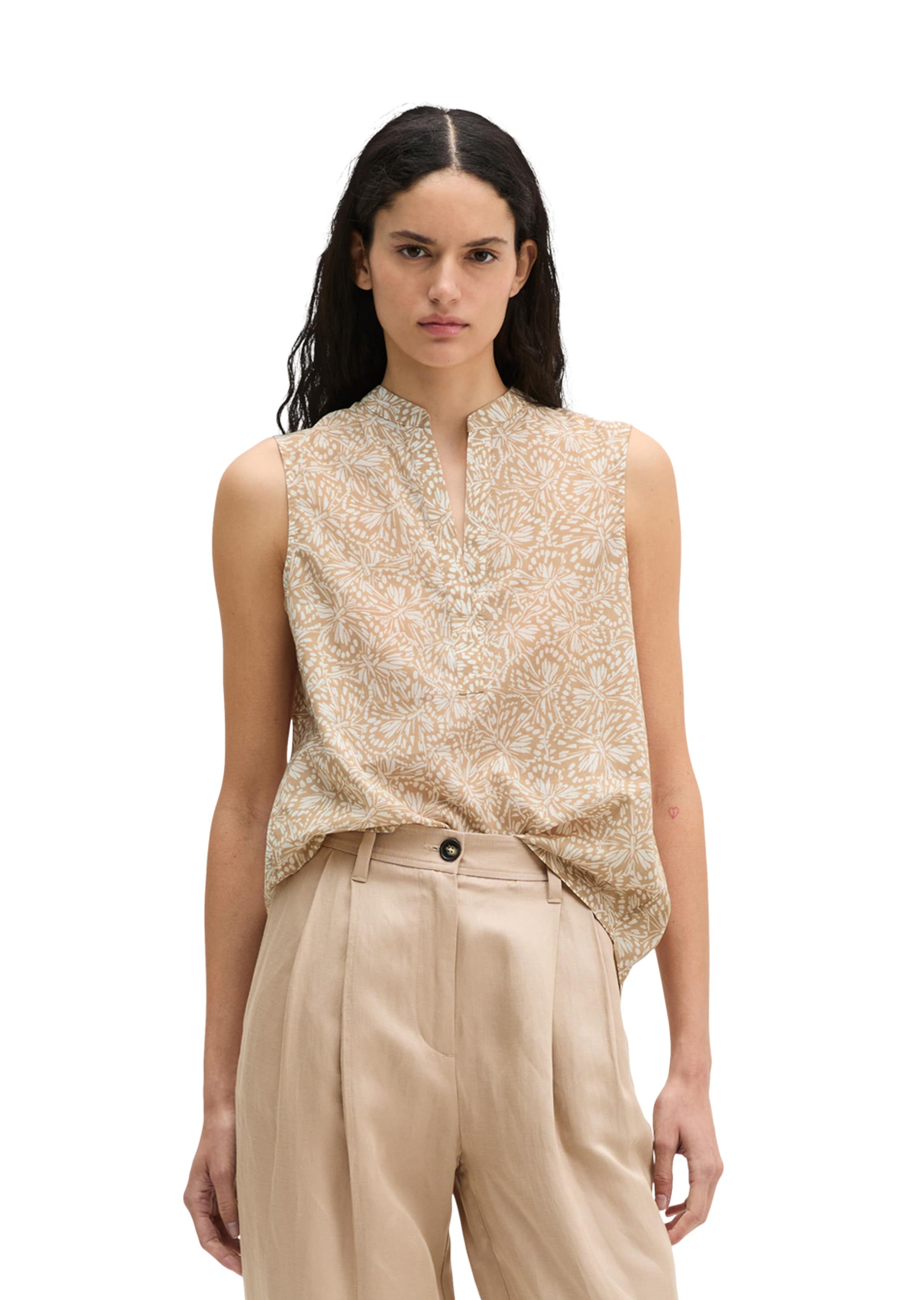 Marc O'Polo Bluse in Braun: Vorderseite