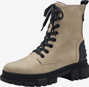 s.Oliver Stiefelette in Beige: Vorderseite