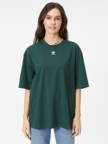 Tricou 'Adicolor Essentials' de la ADIDAS ORIGINALS pe verde: față