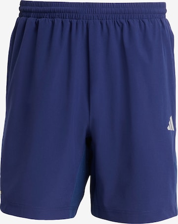 Pantalon de sport 'Tech Apparel' ADIDAS PERFORMANCE en bleu : devant