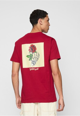 T-Shirt 'Wasted Youth' MT Men en rouge