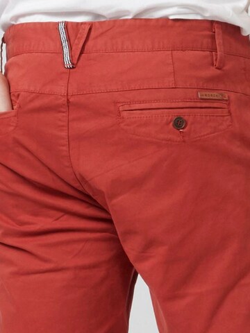 KOROSHI Regularen Chino hlače | rdeča barva