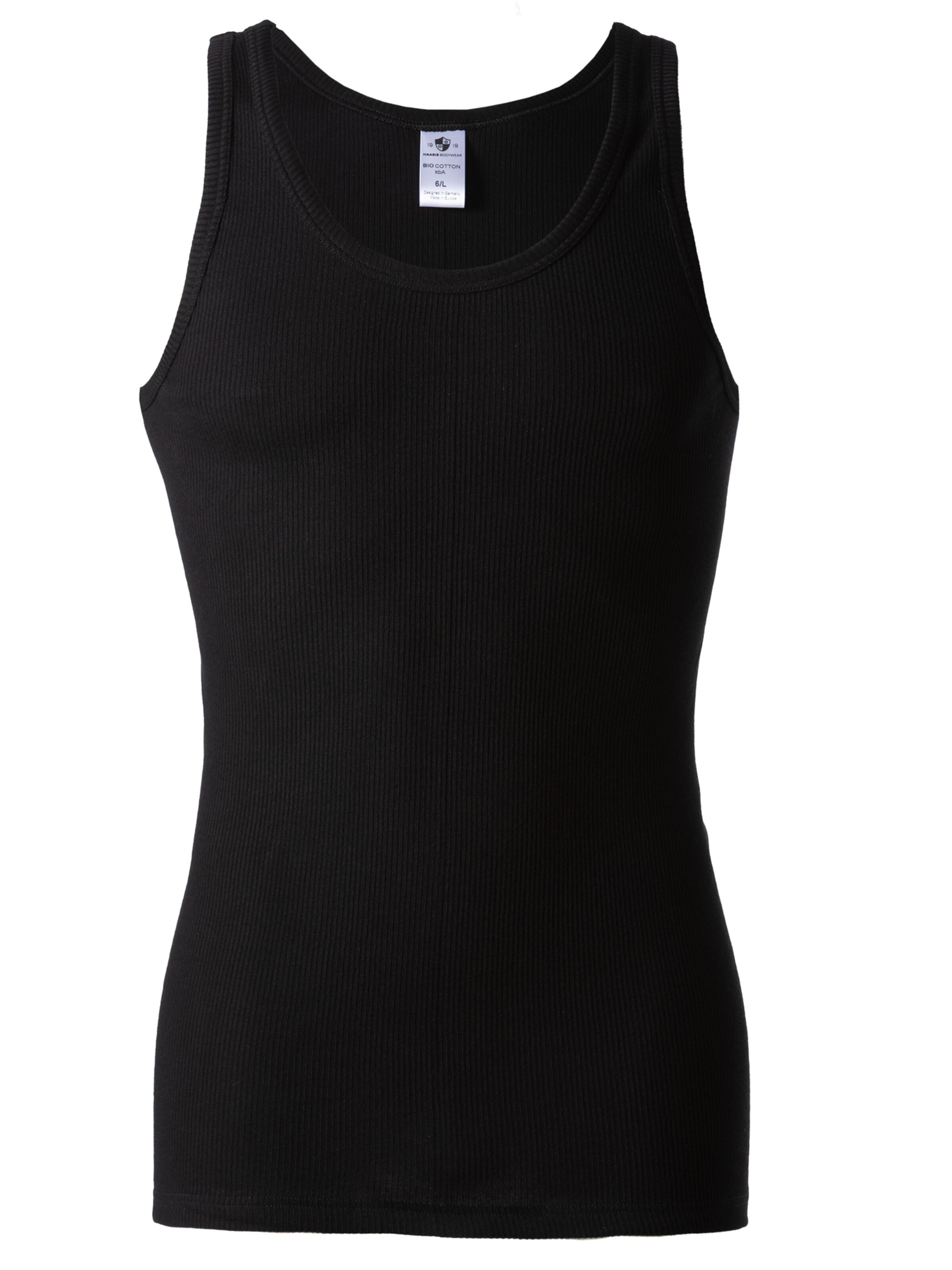 Haasis Bodywear Undershirt 'CLASSIC' in Black