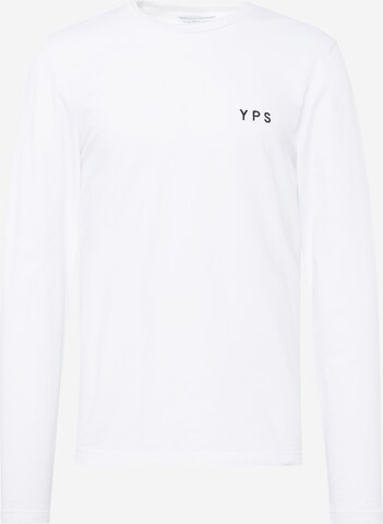 Young Poets T-shirt 'Lio' i vit: framsida