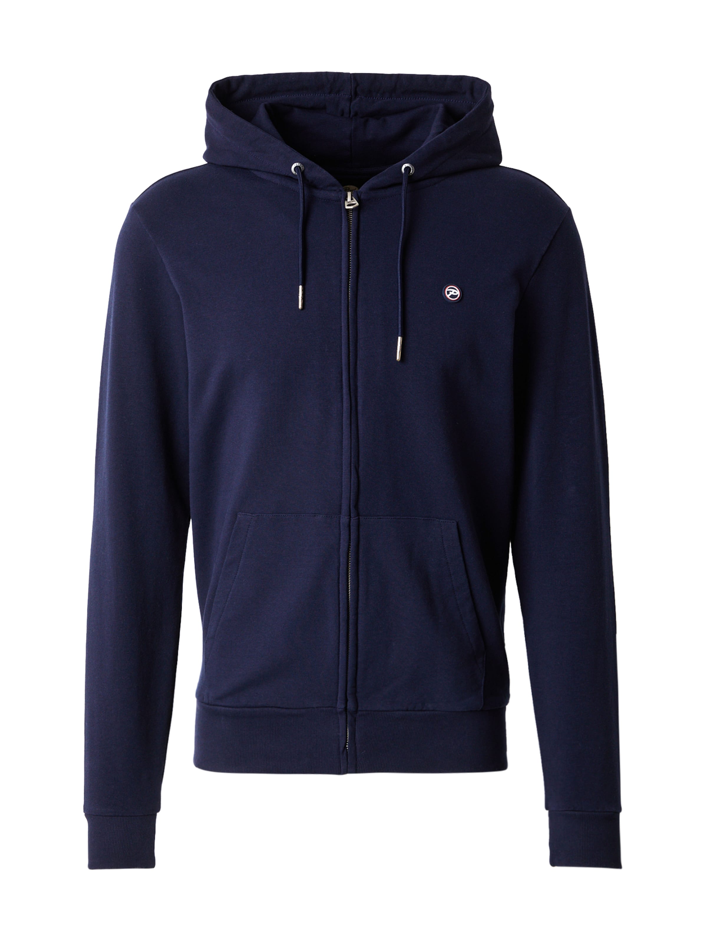 Veste de survêtement Petrol Industries en bleu : devant