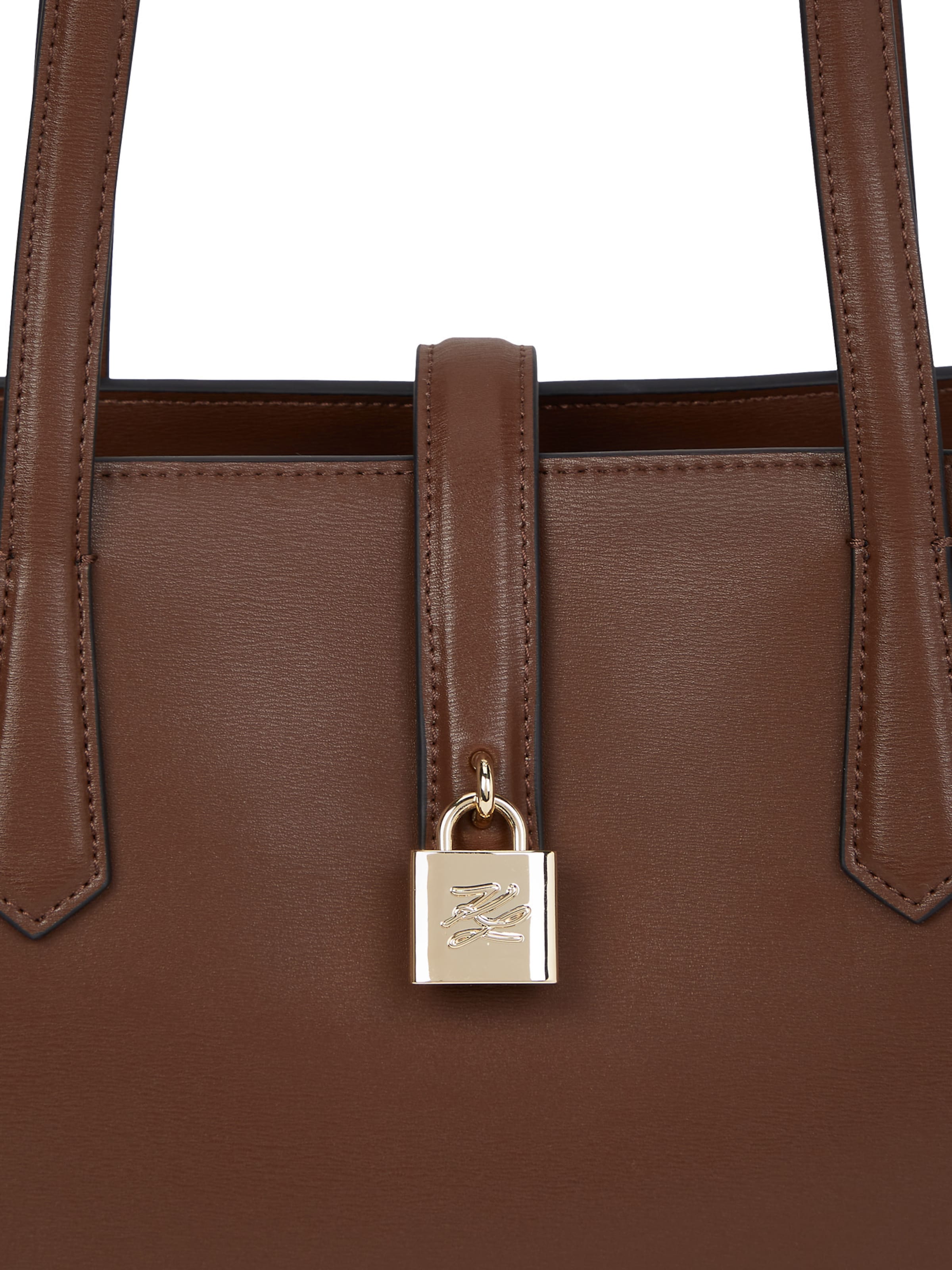 Karl Lagerfeld Τσάντα χειρός ' K/Autograph' σε καφέ