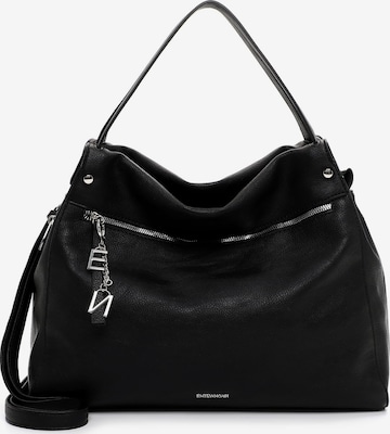 Emily & Noah Shopper ' E&N Harmina ' in Zwart: voorkant