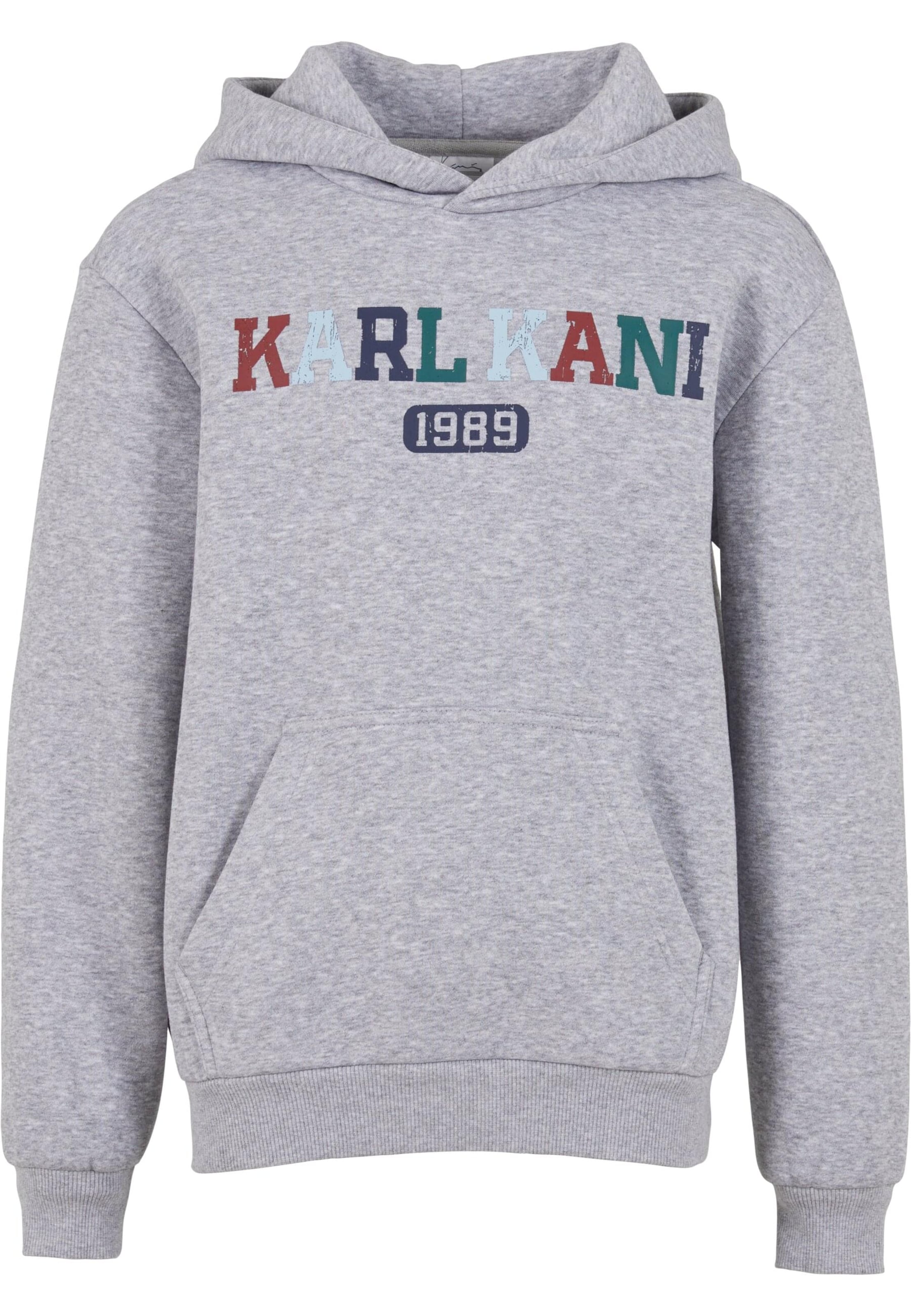 Sweat 'College' Karl Kani en gris : devant