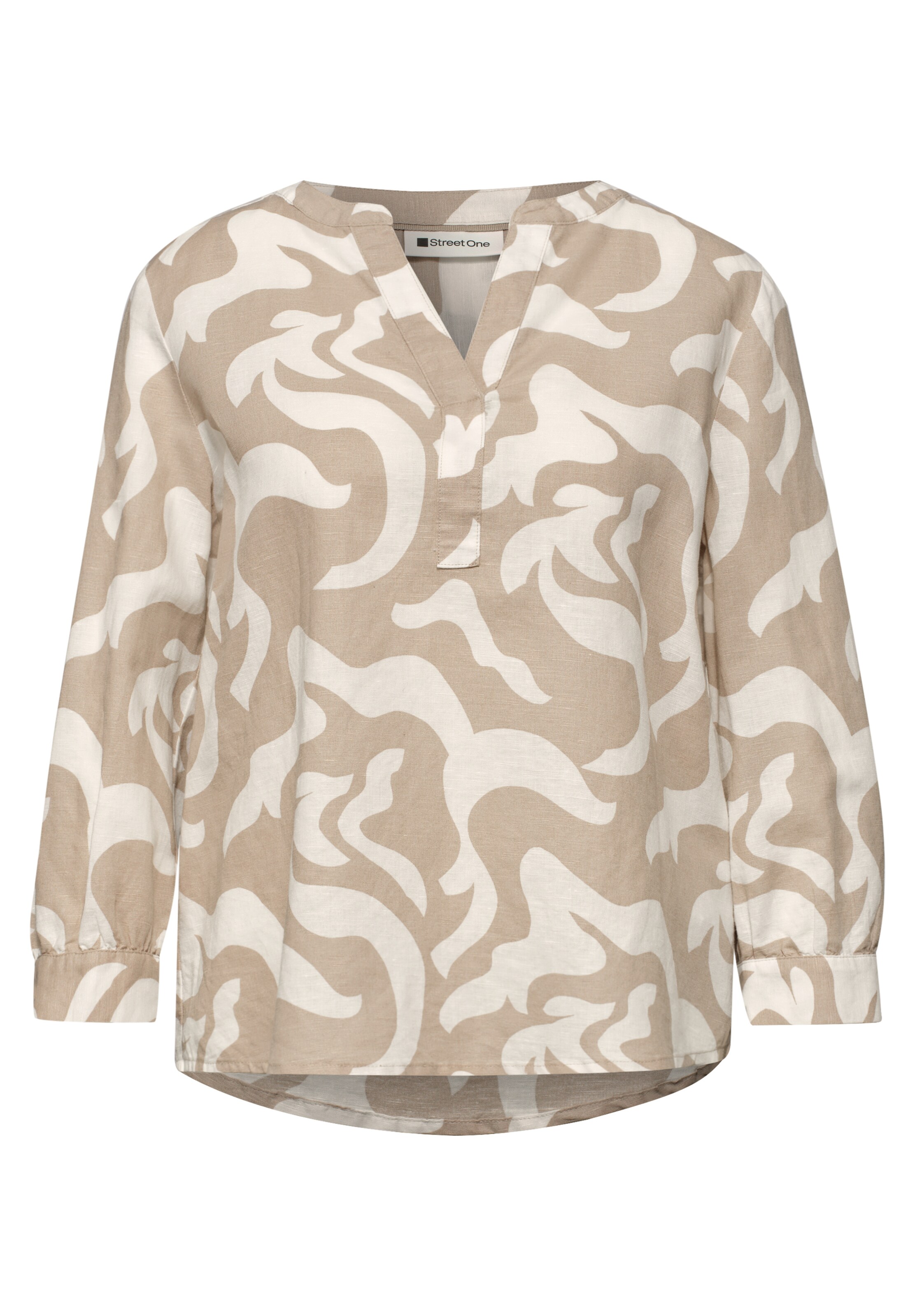 STREET ONE Bluse in Beige: Vorderseite