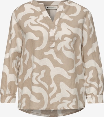 STREET ONE Blouse in Beige: front