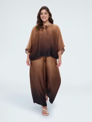 Chemisier Fiorella Rubino en marron