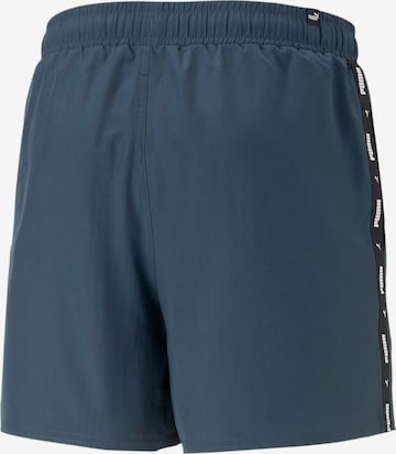 PUMA Regular Sportshorts in Blau