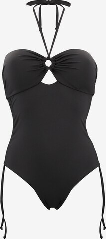 Liu Jo Balconette Swimsuit in Black: front
