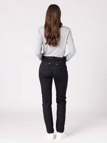 Quiosque Slimfit Jeans i svart
