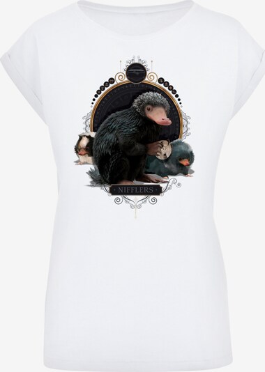 F4NT4STIC T-Shirt 'Fantastic Beasts 2 Baby Nifflers' in cappuccino / basaltgrau / schwarz / weiß, Produktansicht