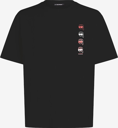 Karl Lagerfeld Camisa 'Ikon Fusion' em vermelho claro / preto / branco, Vista do artigo