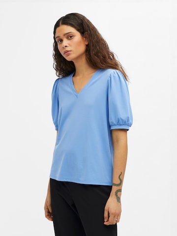 OBJECT T-shirt 'CAROLINE' i blå: framsida