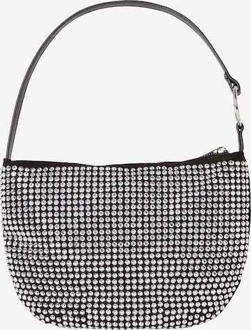 Bershka Shoulder Bag in Black: front