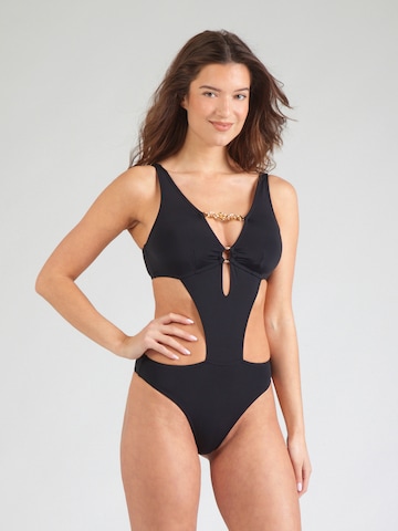 MYLAVIE by Sarah Harrison Swimsuit in Black: front